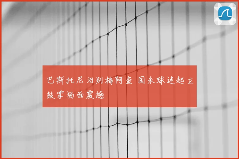 巴斯托尼泪别梅阿查 国米球迷起立鼓掌场面震撼